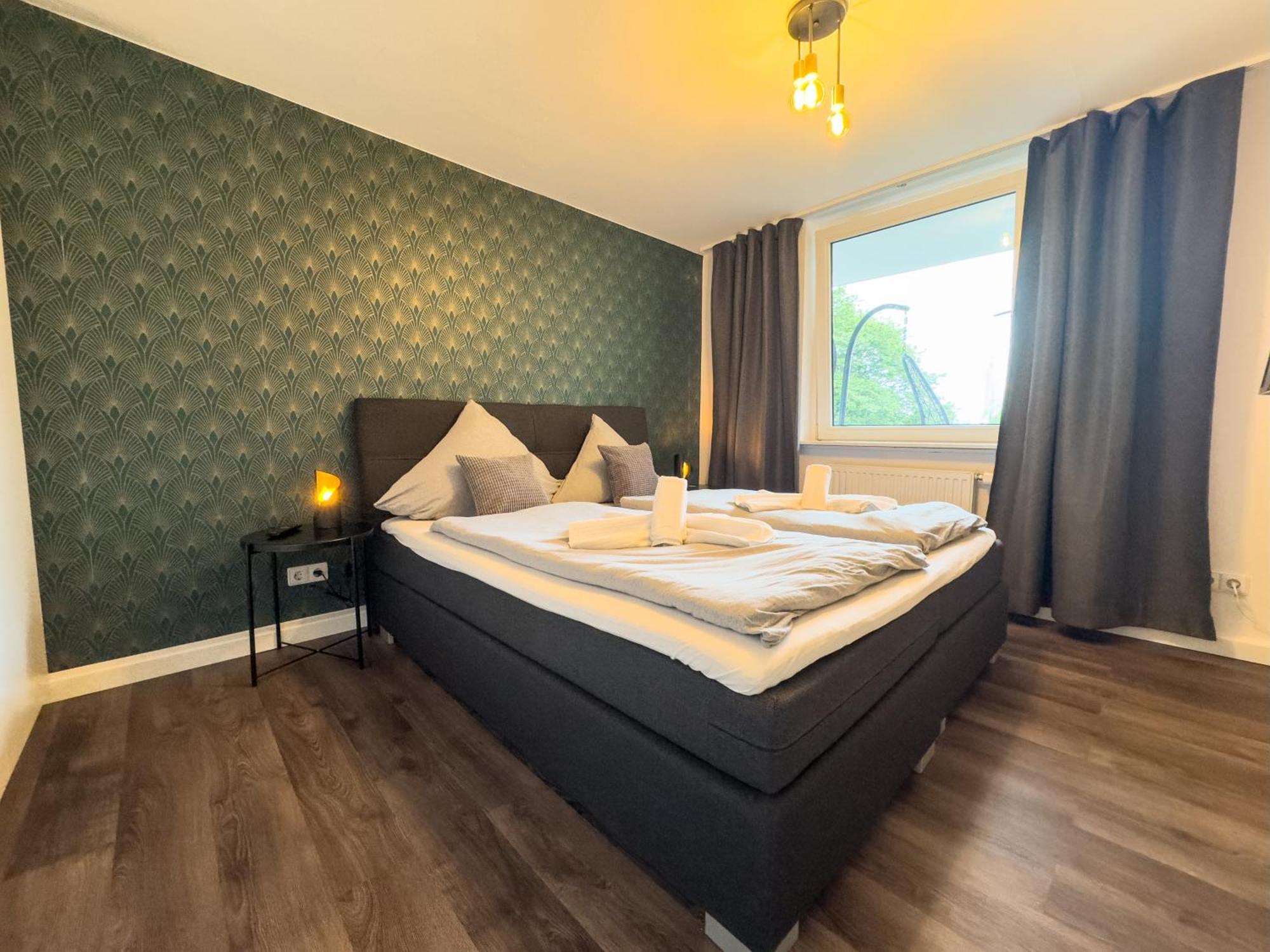 Messewohnung Fuer 5 Gaeste Mit Balkon Und Lift Hanóver Exterior foto