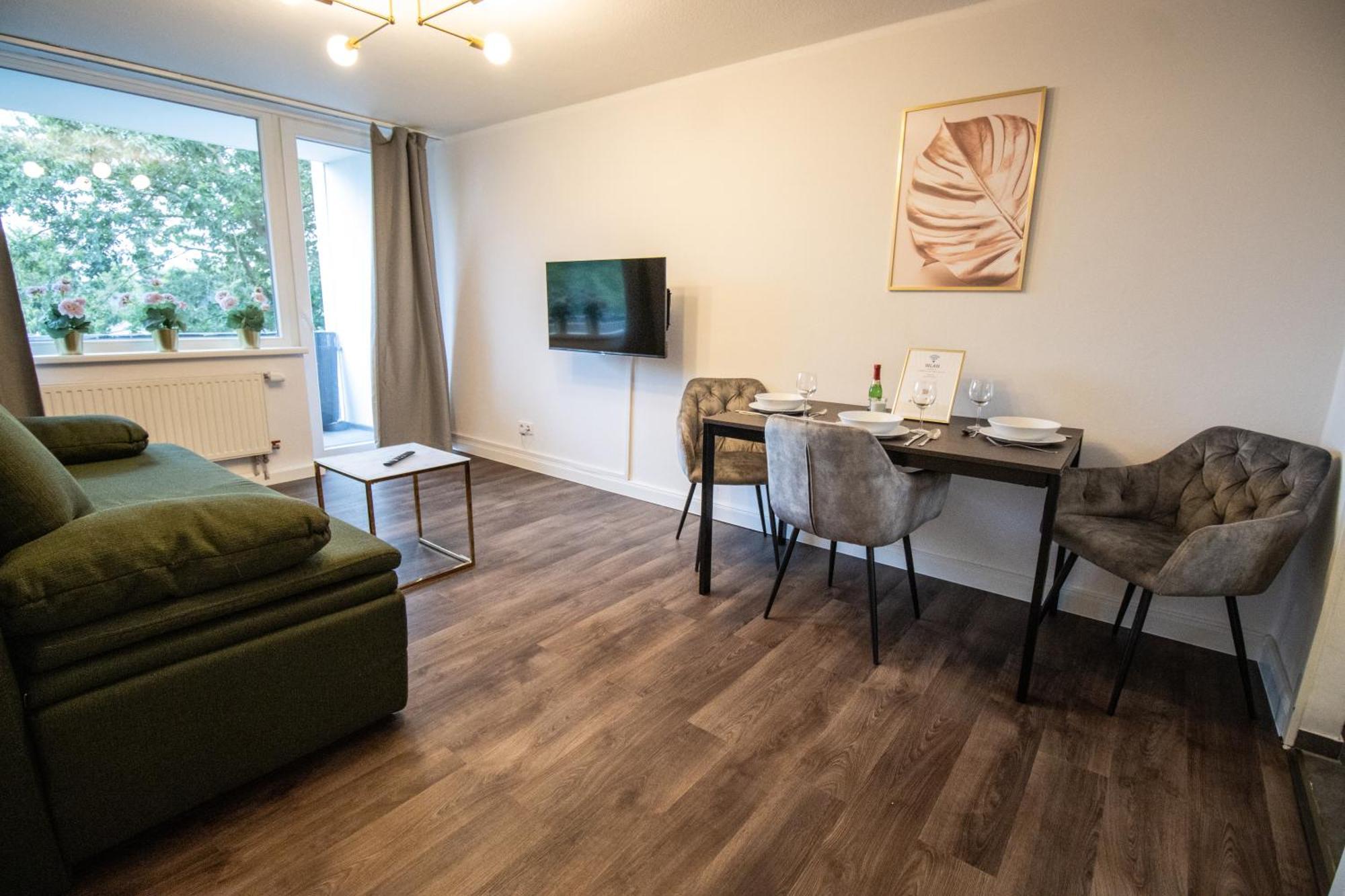 Messewohnung Fuer 5 Gaeste Mit Balkon Und Lift Hanóver Exterior foto